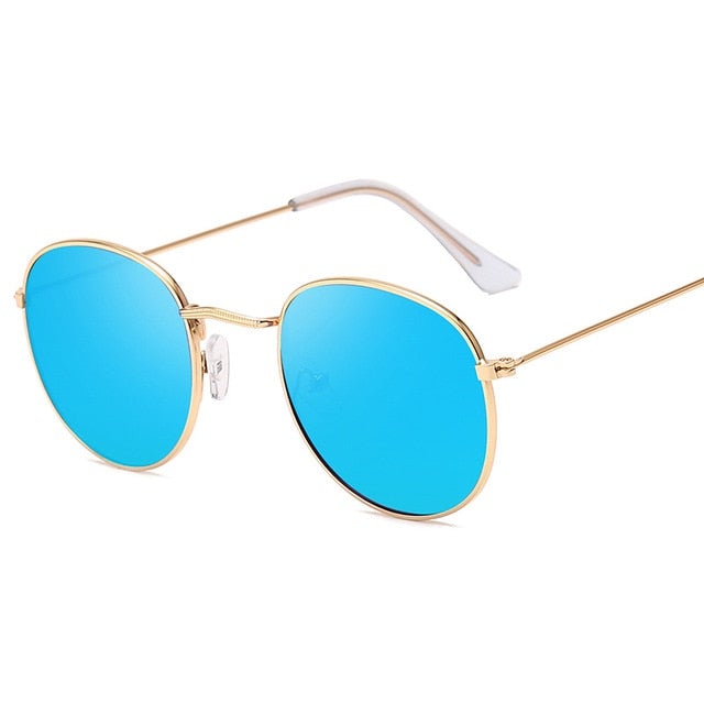 Metal Frame Alloy Round Sunglass