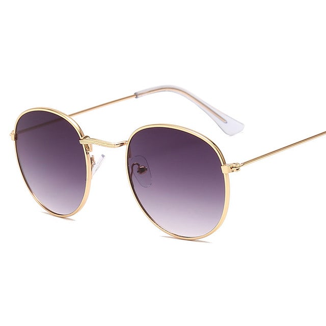 Metal Frame Alloy Round Sunglass