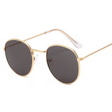 Metal Frame Alloy Round Sunglass