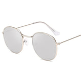 Metal Frame Alloy Round Sunglass
