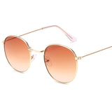 Metal Frame Alloy Round Sunglass