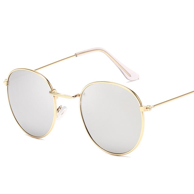 Metal Frame Alloy Round Sunglass