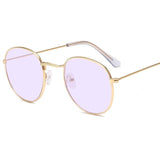 Metal Frame Alloy Round Sunglass